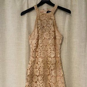 Lulu's Pink Lace Dress